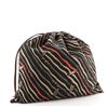 Image 1 : Loewe Paula Drawstring Pouch Printed Canvas Black, Green, Print, Red