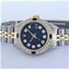 Image 3 : Rolex Ladies 2 Tone Blue Diamond & Sapphire Datejust Wristwatch