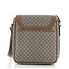 Image 2 : Gucci Snap Flap Messenger Bag Diamante Coated Canvas Medium Brown