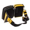 Image 3 : Fendi Black Yellow Calfskin Leather Multi Pouch Forever Waist Bag
