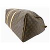 Image 3 : Louis Vuitton Brown Monogram Canvas Leather Keepall 60 cm Duffle Bag Luggage