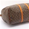 Image 4 : Louis Vuitton Brown Monogram Canvas Leather Keepall 50 cm Duffle Bag Luggage