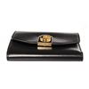 Image 4 : Celine Black Leather C Flap Trifold Small Wallet