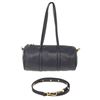 Image 1 : Mansur Gavriel Navy Blue Lambskin Leather Mini Duffle Crossbody Bag