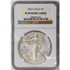 Image 1 : 1995-P American Silver Eagle .999 Fine Silver Dollar Coin NGC PF69 Ultra Cameo