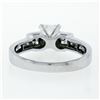 Image 9 : Estate 18k White Gold 1.42 ctw GIA Certified Radiant Diamond Engagement Ring
