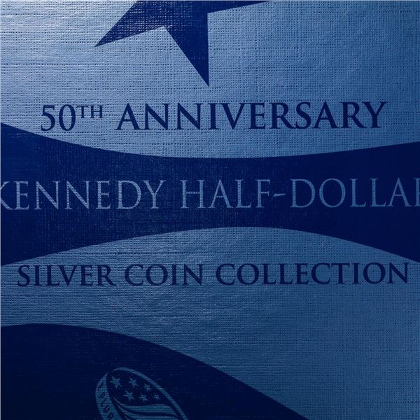 NGC Graded 50th Anniversary Kennedy Half-Dollar Silver Coin Collection