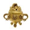 Gilded Tibet Bronze Dragon Censer (ANT-605A)