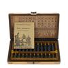 Image 2 : Vintage Chinese Abacus in Leather Covered Box  (CLB-321)