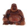 Hand Carved Mahogany Buddha (CLB-342)