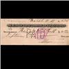 Image 1 : 1894 Merchantile Trust San Francisco Cashiers Check (COI-3263)