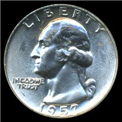 1957D Washington 25c Quarter Coin Graded MS68 (COI-4048)