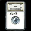 Image 2 : 1957D Washington 25c Quarter Coin Graded MS68 (COI-4048)