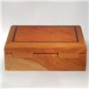 Image 4 : Inlaid Burl Box Handmade of Rare Afzelia Wood (DEC-001)