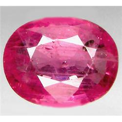 1.68ct RARE Top AAA  Pink Sapphire Nigeria VS Oval Cut  RETAIL $1950 (GEM-7239)
