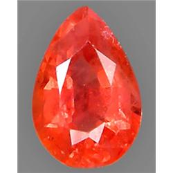 1.59ct RARE Pear Cut Orange Padparascha Sapphire Nigeria RETAIL $1600 (GEM-7367)