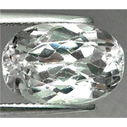 7.20ct RARE Oval Cut Top AAA Mozambique White Pink Kunzite VS RETAIL $4750 (GEM-7380)