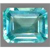 1.27ct RARE Oct RARE agon Cut Blue Green Natural Apatite VVS RETAIL $1200 (GEM-7487)