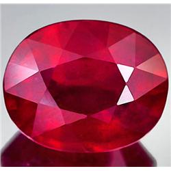3.65ct RARE Attractive Natural Blood Red Ruby Madagascar VS RETAIL $3250 (GEM-7636)