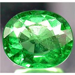0.97ct VERY RARE Top Green Tsavorite Garnet Untreated VS RETAIL $3400 (GEM-7773)