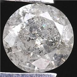 .16ct RARE Round Cut Unheated White Diamond RETAIL $850 (GEM-7935)