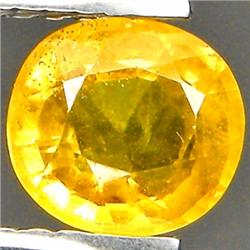 1.18ct RARE Oval Cut Top AAA Yellow Sapphire VS RETAIL $1300 (GEM-7946)