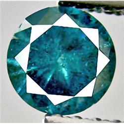 .4ct RARE Diamond Cut Light Blue Color Zircon VVS RETAIL $400 (GEM-7959D)