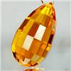 16.10ct RARE Flawless  Briolette Golden Yellow Citrine RARE $1200 (GEM-8063A)