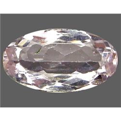 3.00ct RARE Top AAA Mozambique White Pink Kunzite VVS  RETAIL $2950 (GEM-8285)