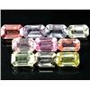 3.70ct 10pcs Natural Fancy Color Sapphire Untreated RETAIL $3950 (GEM-0012)