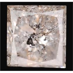 .16ct RARE Square Cut Unheated White Diamond RETAIL $825 (GEM-7274)