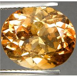 8.82ct RARE Oval Cut Top AAA Imperial Topaz VVS RETAIL $5750 (GEM-7957)
