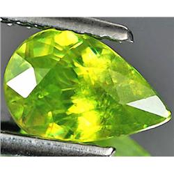 1.05ct. RARE Natural Intense Green Titanium Sphene Red Spark VS RETAIL $900 (GEM-3208)