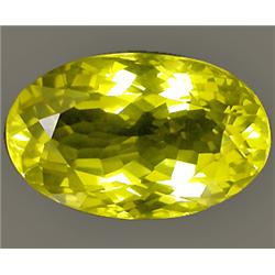 64.70ct RARE Noble Oval Lemon Quartz  FLAWLESS RETAIL $3800 (GEM-8428)