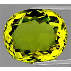 63.32ct RARE Oval Top AAA Green Gold Lemon Quartz FLAWLESS RETAIL $3850 (GEM-8427)