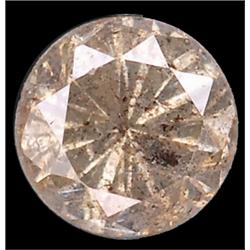 .12ct RARE Round Cut Unheated Fancy Diamond RETAIL $800 (GEM-8325)