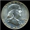 Image 1 : 1960 Franklin Half Dollar Coin Unc Gem+ FBL (COI-3911)