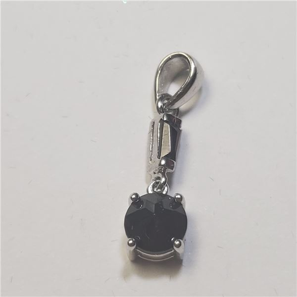 SILVER BLACK ONYX  PENDANT