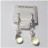 Image 1 : SILVER LEMON QUARTZ(5CT) EARRINGS