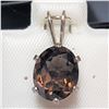 Image 2 : SILVER SMOKEY QUARTZ(2.45CT) PENDANT