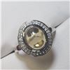Image 2 : SILVER CITRINE AND WHITE TOPAZ(3.3CT) RING
