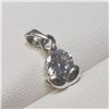 Image 2 : SILVER CUBIC ZIRCONIA PENDANT