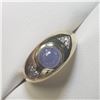 Image 2 : SILVER TANZANITE & DIAMOND 1.4CT RING
