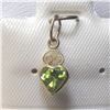 Image 1 : 14K YELLOW GOLD PERIDOT(0.5CT)  PENDANT