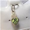 Image 2 : 14K YELLOW GOLD PERIDOT(0.5CT)  PENDANT