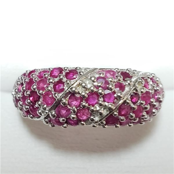 SILVER RUBY(2CT) RING