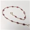 Image 2 : 14K YELLOW GOLD RUBY 7"(3.6CT) BRACELET