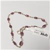 Image 3 : 14K YELLOW GOLD RUBY 7"(3.6CT) BRACELET