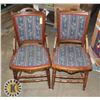 Image 1 : TWO ANTIQUE/ VINTAGE WOOD CHAIRS