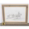 Image 1 : ESTATE FRAMED "HOMEWARD BOUND" ART PRINT